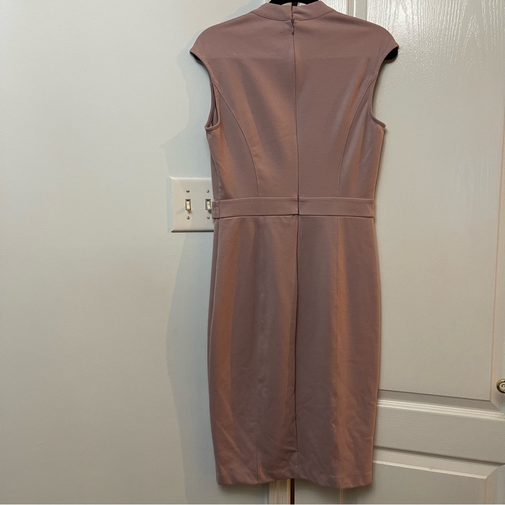 Mock neck slim dress - Picture 9 of 9